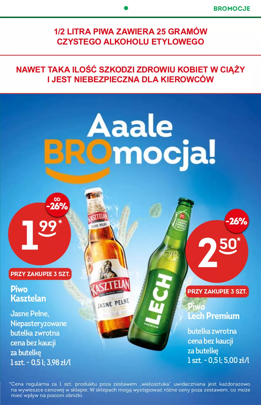Gazetka promocyjna Żabka - ważna 27.10 do 09.11.2021 - strona 3 - produkty: Gra, Kasztelan, Lech Premium, Piec, Piwa, Piwo
