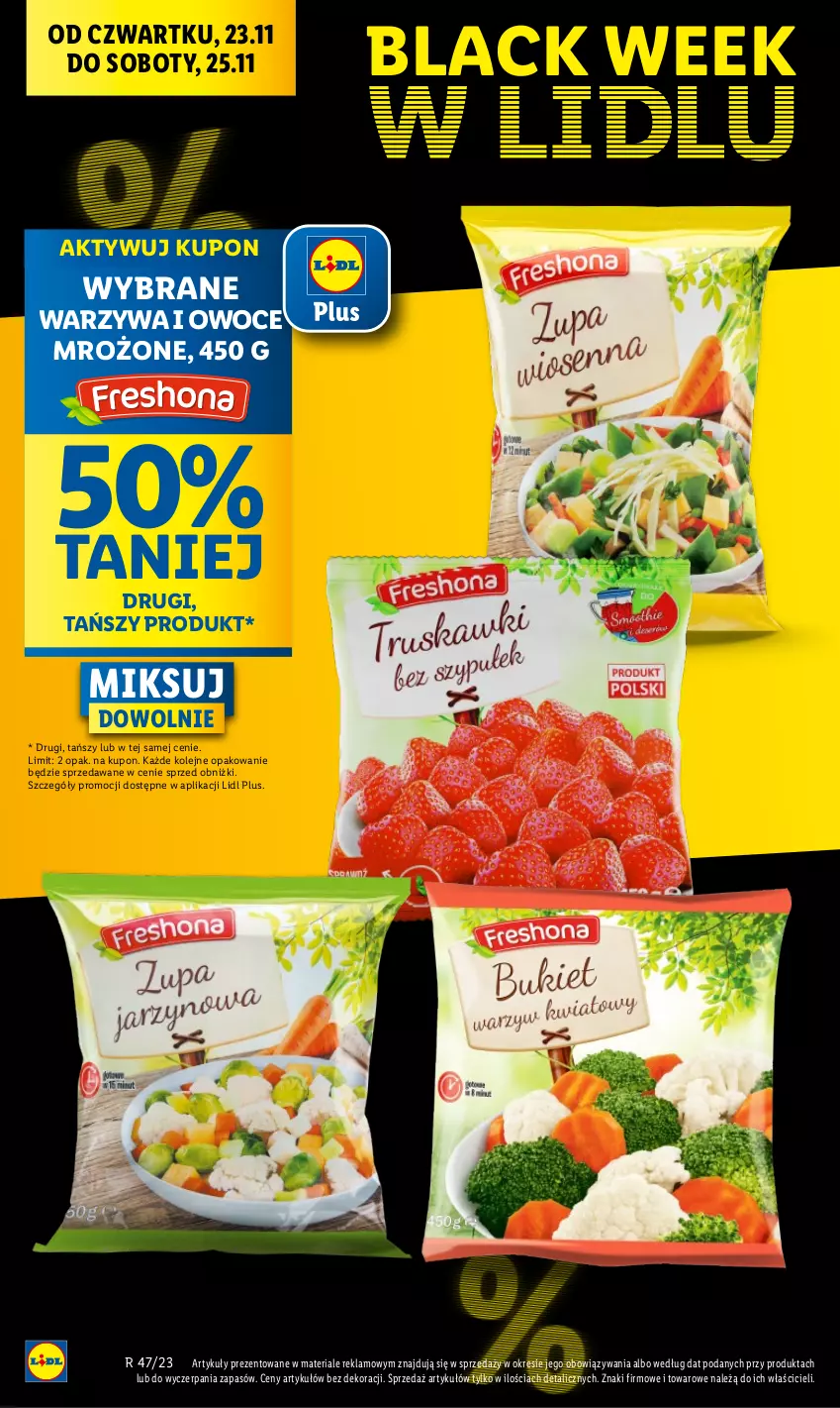 Gazetka promocyjna Lidl - GAZETKA - ważna 23.11 do 25.11.2023 - strona 18 - produkty: Lack, Olej, Owoce, Warzywa, Warzywa i owoce