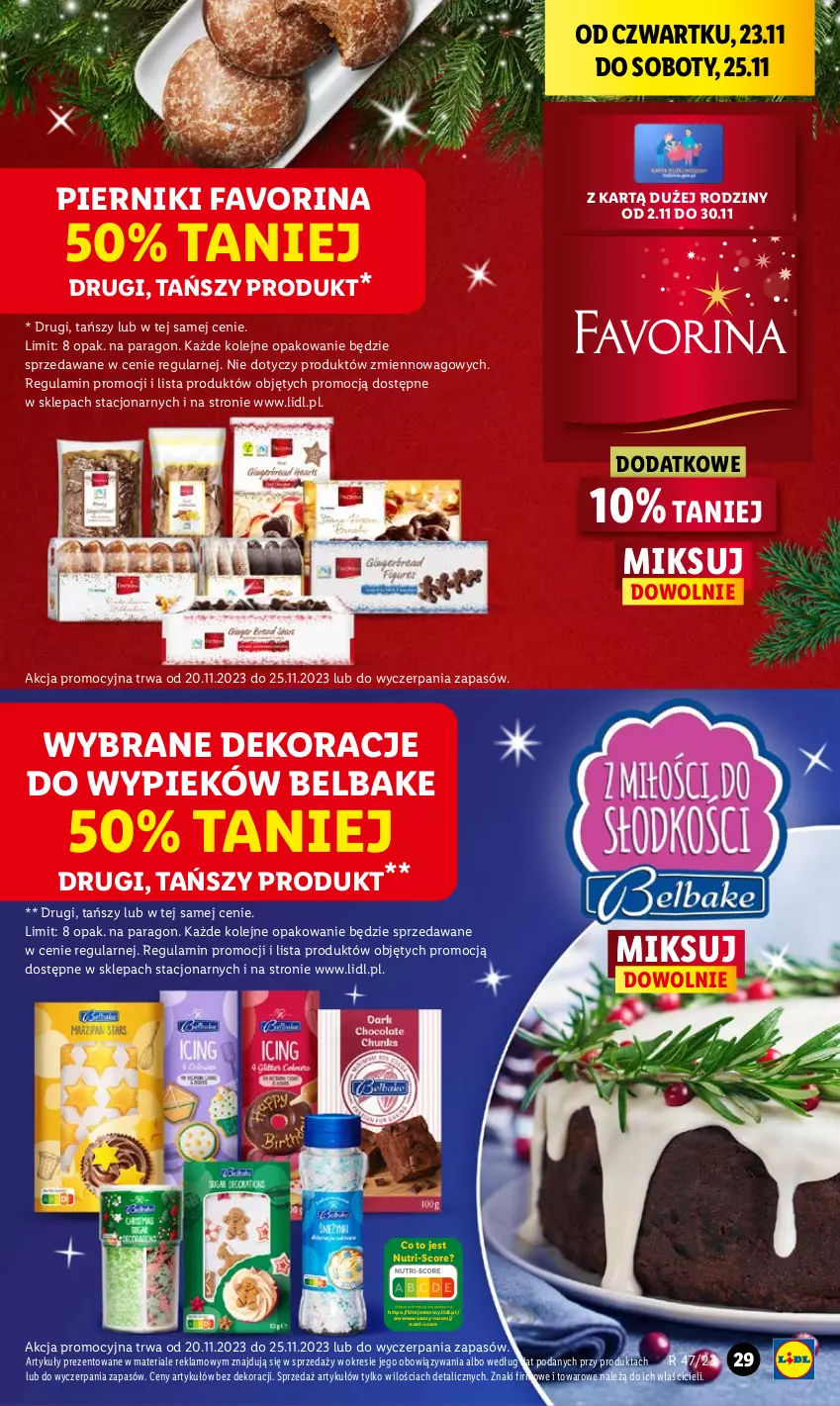 Gazetka promocyjna Lidl - GAZETKA - ważna 23.11 do 25.11.2023 - strona 41 - produkty: Fa, Olej, Piernik, Wazon