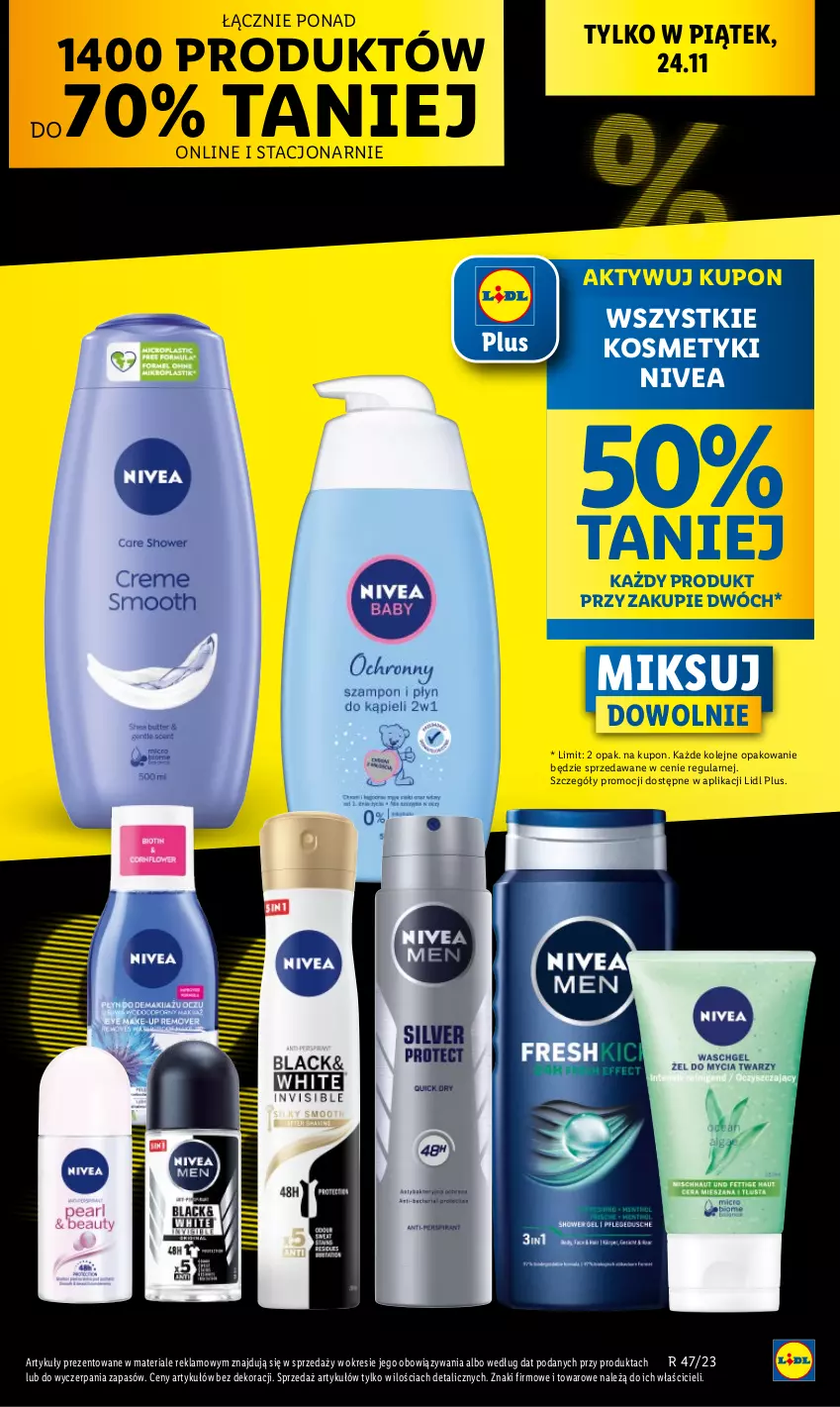 Gazetka promocyjna Lidl - GAZETKA - ważna 23.11 do 25.11.2023 - strona 9 - produkty: Nivea, Olej