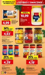 Gazetka promocyjna Lidl - GAZETKA - Gazetka - ważna od 25.11 do 25.11.2023 - strona 50 - produkty: Majonez, Sos, Sos pomidorowy, Spaghetti, Bazyl, Bazylia, Bułka
