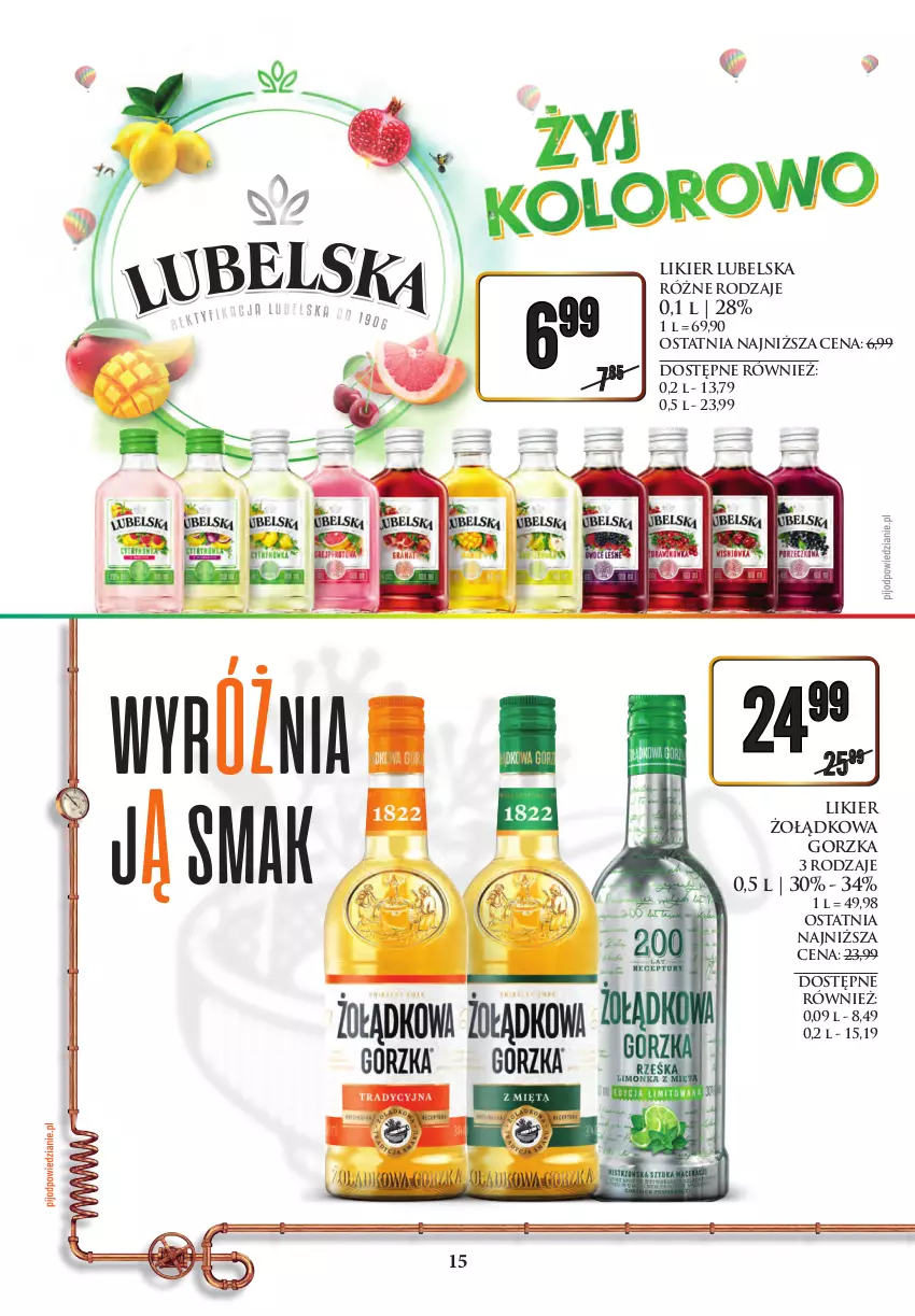 Gazetka promocyjna Dino - Katalog alkoholowy czerwiec 05-10.06 - ważna 04.06 do 10.06.2023 - strona 15 - produkty: Likier