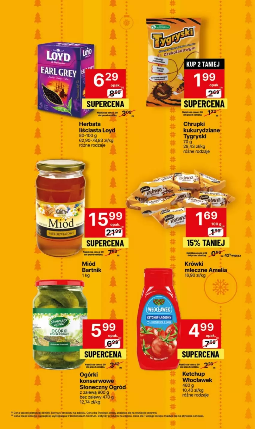 Gazetka promocyjna Delikatesy Centrum - Gazetka DC45 pon-sr - ważna 20.11 do 22.11.2023 - strona 8 - produkty: Chrupki, Gry, Herbata, Ketchup, Loyd, Miód, Rum, Ser