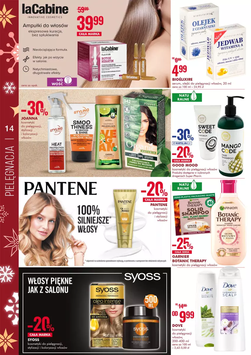 Gazetka promocyjna Super Pharm - Gazetka - ważna 11.01 do 25.01.2022 - strona 14 - produkty: Dove, Fa, Garnier, Gin, Joanna, Kosmetyki do pielęgnacji, Olej, Pantene, Por, Rum, Ser, Serum, Syoss, Szampon