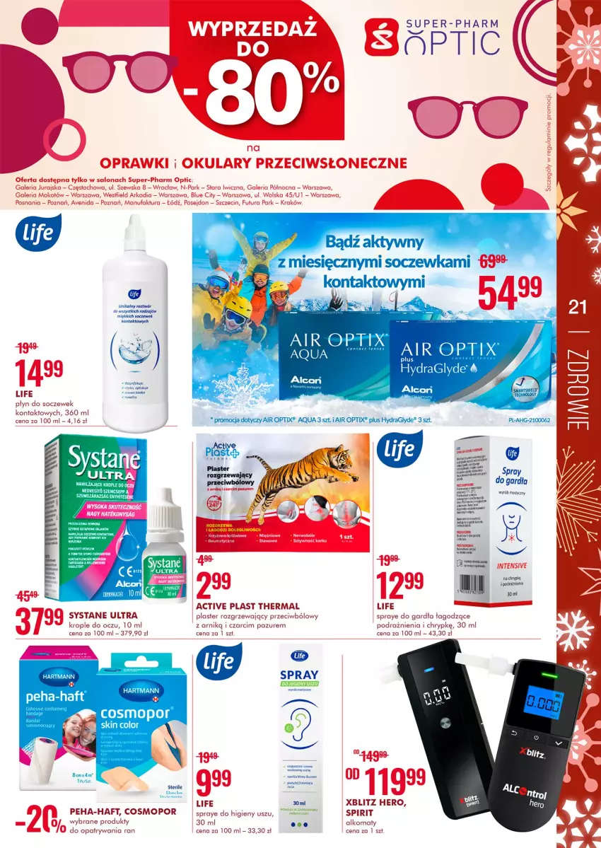 Gazetka promocyjna Super Pharm - Gazetka - ważna 11.01 do 25.01.2022 - strona 21 - produkty: Fa, Feta, Krople do oczu, Mop, Por