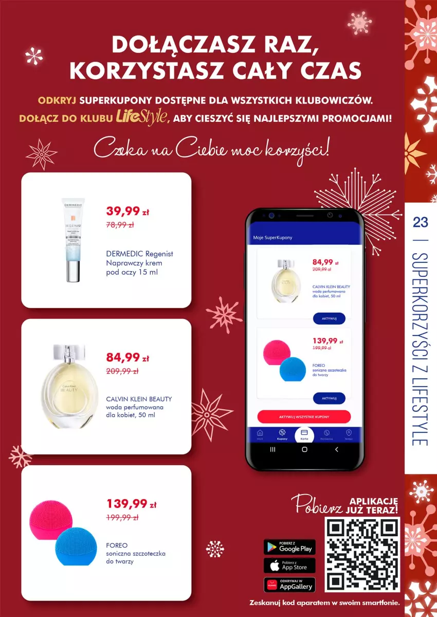 Gazetka promocyjna Super Pharm - Gazetka - ważna 11.01 do 25.01.2022 - strona 23 - produkty: Calvin Klein, Dermedic, Krem pod oczy, Oreo, Perfum, Szczoteczka, Tera, Woda, Woda perfumowana