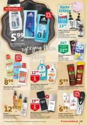 Gazetka promocyjna Auchan - 25 Urodziny #3 Hipermarkety - Gazetka - ważna od 13.05 do 13.05.2021 - strona 33 - produkty: Mydło w płynie, Rexona, Dezodorant, Balsam do ciała, Perfum, Adidas, Joanna, Szampon, Gillette, Płyn do higieny intymnej, Nike, Odżywka, Mydło, Lirene, Colgate, Antyperspirant, LG