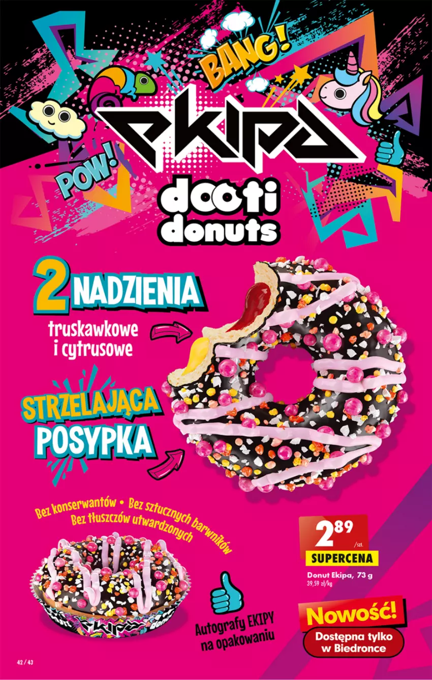 Gazetka promocyjna Biedronka - W tym tygodniu - ważna 05.09 do 10.09.2022 - strona 42 - produkty: Donut