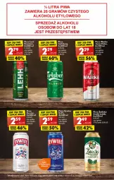 Gazetka promocyjna Biedronka - W tym tygodniu - Gazetka - ważna od 10.09 do 10.09.2022 - strona 45 - produkty: Piwa, Piwo, Gin, Gra, Warka, Carlsberg