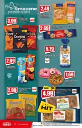 Gazetka promocyjna Topaz - Gazetka - Gazetka - ważna od 27.10 do 27.10.2021 - strona 12 - produkty: Strucla, Top, Sok, Gra, Tortilla, Bułeczki, Tortilla Chips, Dan Cake, Bułeczki mleczne, Donut