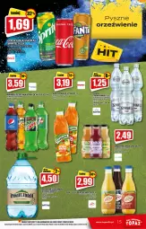 Gazetka promocyjna Topaz - Gazetka - Gazetka - ważna od 27.10 do 27.10.2021 - strona 15 - produkty: Top, Sok, 7up, Sony, Mirinda, Pepsi, Woda niegazowana, Woda, Nektar, Hortex