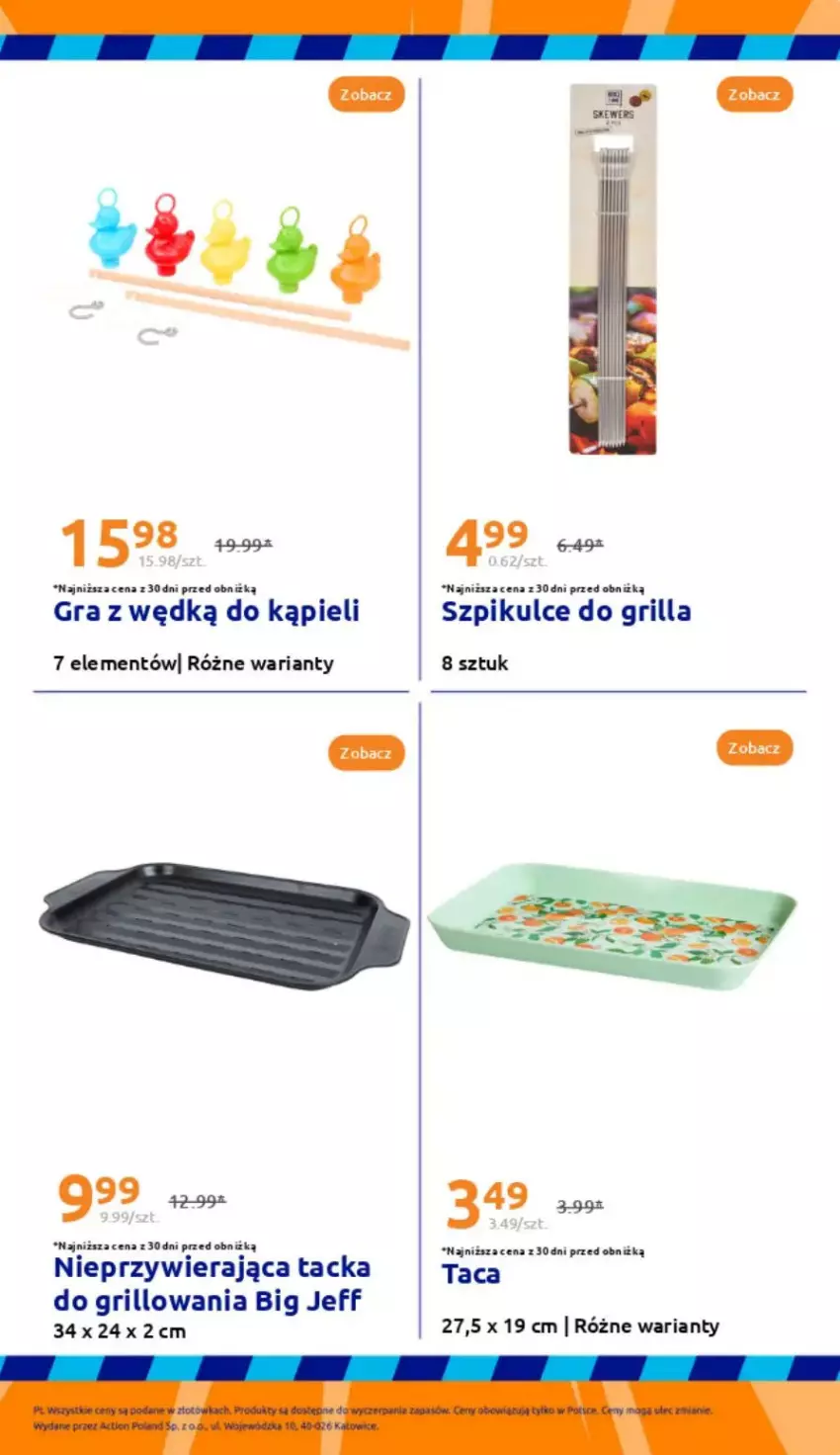 Gazetka promocyjna Action - ważna 14.05 do 20.05.2025 - strona 22 - produkty: Gra, Grill, Taca