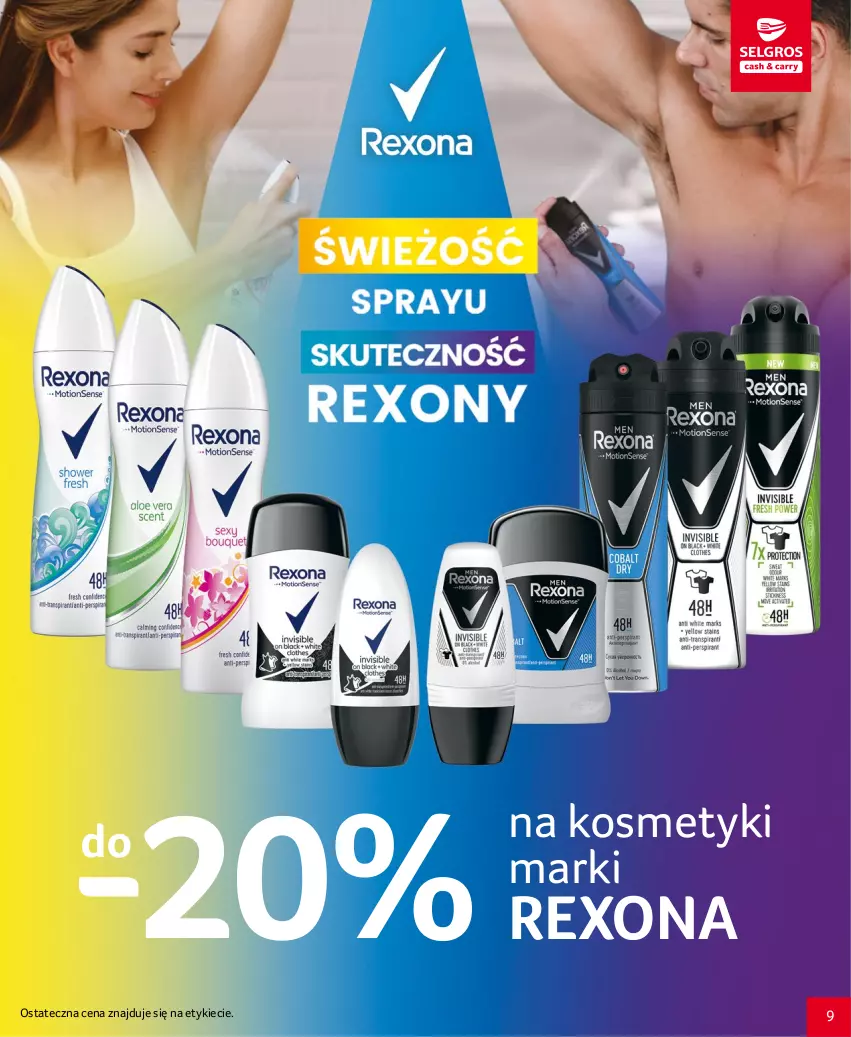 Gazetka promocyjna Selgros - Katalog Uroda - ważna 20.04 do 02.05.2023 - strona 9 - produkty: Rexona