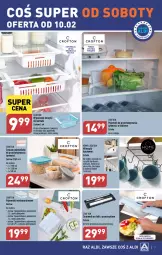 Gazetka promocyjna Aldi - Artykuły przemysłowe i tekstylia - Gazetka - ważna od 10.02 do 10.02.2024 - strona 7 - produkty: Por, Wieszak, Kosz, Pojemnik, Ręcznik, Pojemnik do przechowywania, Dozownik