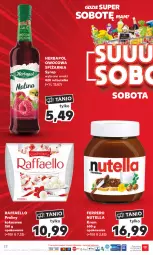 Gazetka promocyjna Kaufland - Gazetka tygodnia - Gazetka - ważna od 04.10 do 04.10.2023 - strona 22 - produkty: Nutella, Praliny, Raffaello, Syrop, Ferrero, Herbapol, Kokos, Fa
