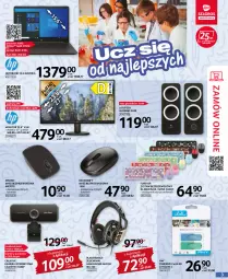 Gazetka promocyjna Selgros - Katalog Szkoła - Gazetka - ważna od 09.10 do 09.10.2022 - strona 3 - produkty: Kamera internetowa, Top, Notebook, Pendrive, Słuchawki, Klawiatura, Głośnik, Mysz bezprzewodowa, Logitech, Kamera, Mysz, Procesor, Monitor, Candy, Słuchawki gamingowe