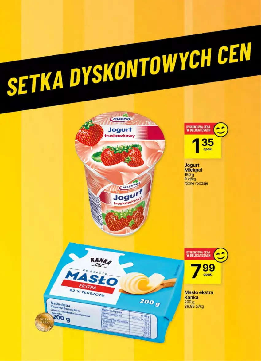 Gazetka promocyjna Delikatesy Centrum - NOWA GAZETKA Delikatesy Centrum od 31 października! 31.10-6.11.2024 - ważna 31.10 do 06.11.2024 - strona 33 - produkty: Jogurt, Masło