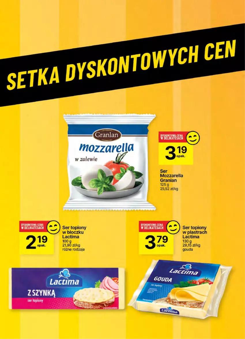 Gazetka promocyjna Delikatesy Centrum - NOWA GAZETKA Delikatesy Centrum od 31 października! 31.10-6.11.2024 - ważna 31.10 do 06.11.2024 - strona 35 - produkty: Gouda, Gra, Mozzarella, Ser, Ser topiony, Top