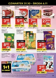 Gazetka promocyjna Delikatesy Centrum - NOWA GAZETKA Delikatesy Centrum od 31 października! 31.10-6.11.2024 - Gazetka - ważna od 06.11 do 06.11.2024 - strona 24 - produkty: Ciastka, Cheetos, Rum, Por, Inka, Tropical, Big Milk, Dr Gerard, Chipsy, Chrupki, Lody, Algida, Przysnacki, Delicje, Baton, Kinder, LG