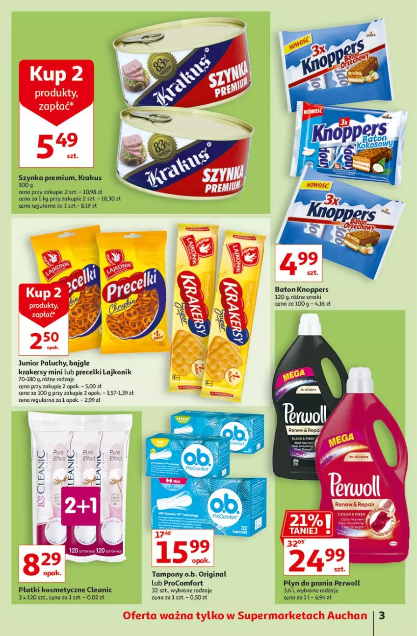 Gazetka promocyjna Auchan - Zbijamy ceny supermarkety - ważna 13.01 do 20.01.2021 - strona 3