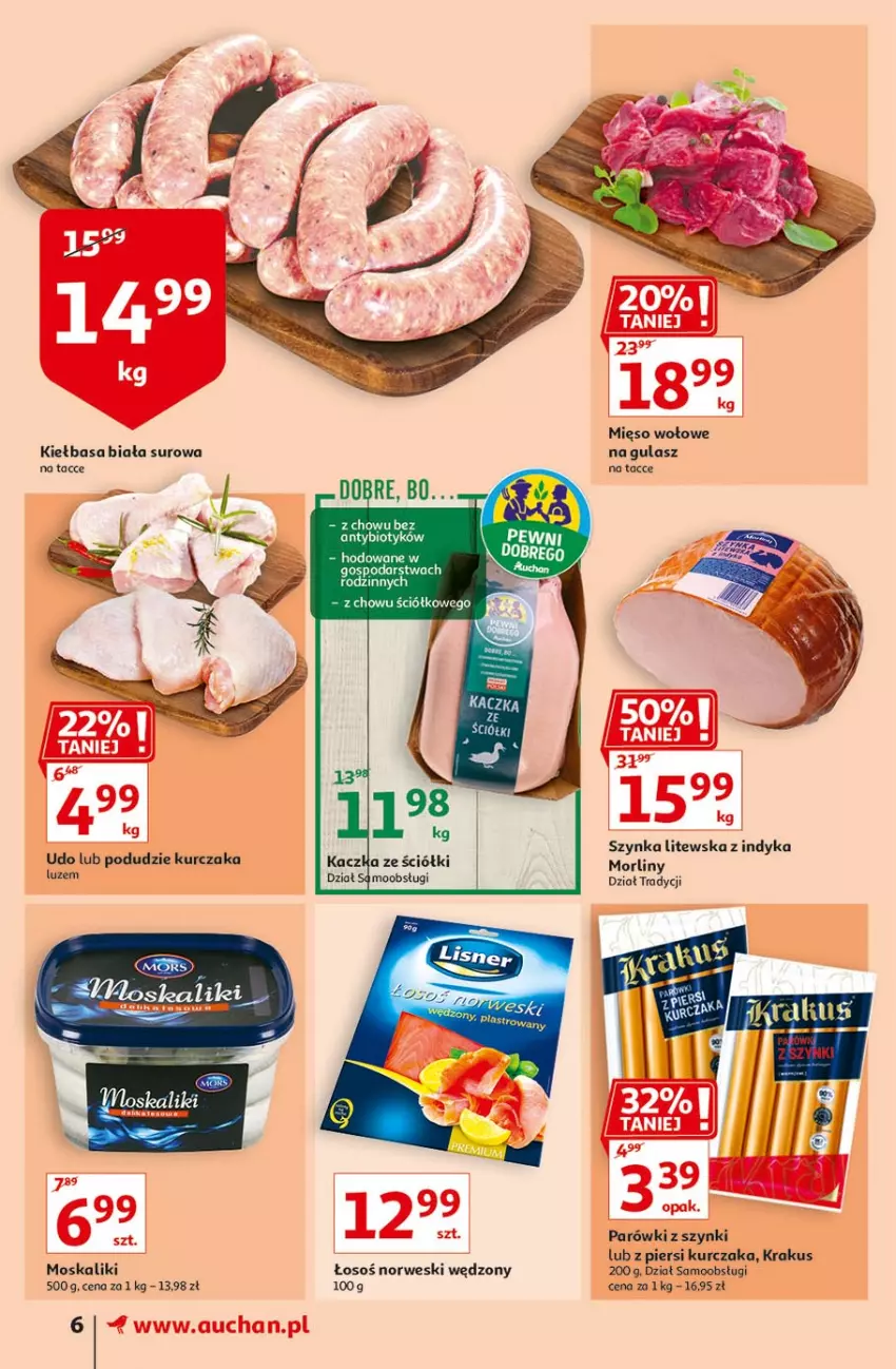 Gazetka promocyjna Auchan - Zbijamy ceny supermarkety - ważna 13.01 do 20.01.2021 - strona 6