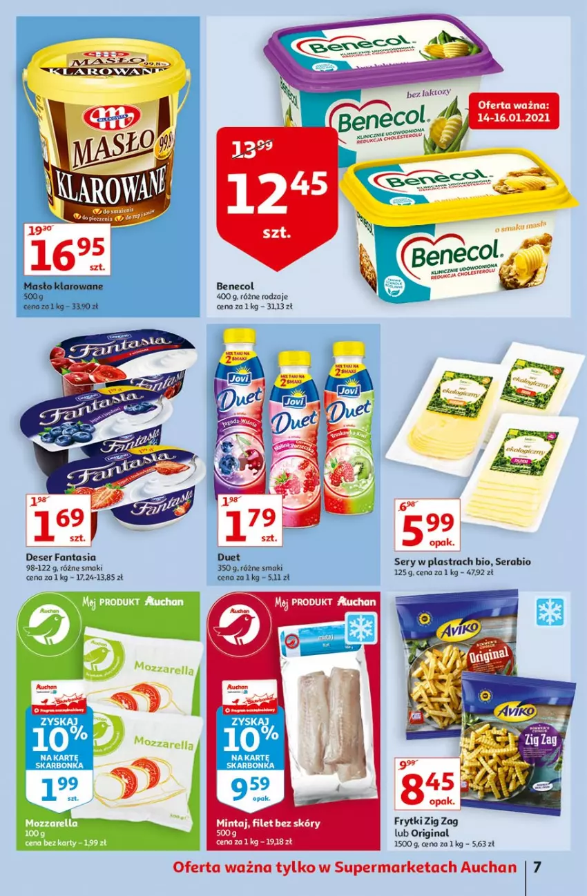 Gazetka promocyjna Auchan - Zbijamy ceny supermarkety - ważna 13.01 do 20.01.2021 - strona 7