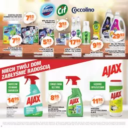 Gazetka promocyjna Stokrotka - Katalog Kulinarny - Gazetka - ważna od 25.06 do 25.06.2025 - strona 28 - produkty: Domestos, Warzywa, Cif, Coccolino, Ajax, Mleczko, Kostka do wc, Owoce, Kapsułki do prania, Płyn do szyb, Mięso