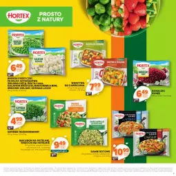 Gazetka promocyjna Stokrotka - Katalog Kulinarny - Gazetka - ważna od 25.06 do 25.06.2025 - strona 9 - produkty: Buraczki, Marchewka, Kalafior, Makaron, Warzywa, Pur, Gnocchi, Ziemniaki, Owoce, Brokuły, Mięso, Groszek, Gyros, Szpinak, Hortex, Danie gotowe, Fa