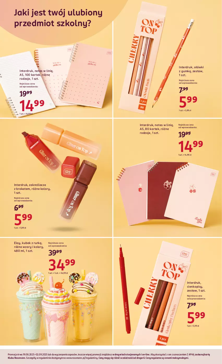 Gazetka promocyjna Rossmann - 19 sierpnia - ważna 19.08 do 02.09.2025 - strona 15 - produkty: Kubek