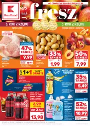 Gazetka promocyjna Kaufland - Gazetka tygodnia - Gazetka - ważna od 27.08 do 27.08.2025 - strona 1 - produkty: Makaron, Warzywa, Gra, Coccolino, Ziemniaki, Coca-Cola, Płyn do płukania, Napój gazowany, Fanta, Olej rzepakowy, Owoce, Barilla, Sprite, Napój, Olej, Nektar, Fa