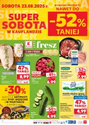 Gazetka promocyjna Kaufland - Gazetka tygodnia - Gazetka - ważna od 27.08 do 27.08.2025 - strona 12 - produkty: Warzywa, Kaczka, Karkówka wieprzowa, Tusz, Maliny, Owoce, Waga, Grunt, Masło