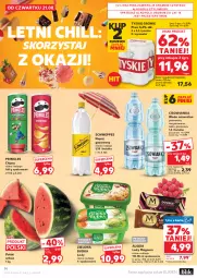 Gazetka promocyjna Kaufland - Gazetka tygodnia - Gazetka - ważna od 27.08 do 27.08.2025 - strona 14 - produkty: Piwa, Piwo, Chipsy, Tyskie, Tera, Lody, Schweppes, Napój gazowany, Algida, Zielona Budka, Pringles, Woda mineralna, Arbuz, Woda, Grill, Napój, Cisowianka, LG