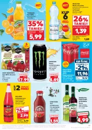 Gazetka promocyjna Kaufland - Gazetka tygodnia - Gazetka - ważna od 27.08 do 27.08.2025 - strona 41 - produkty: Dawtona, Sok, Mus, Coca-Cola, Tran, Oranżada, Hellena, Napój gazowany, Tymbark, Syrop, Szyna, Sok pomidorowy, Woda mineralna, Woda, Napój, Herbapol