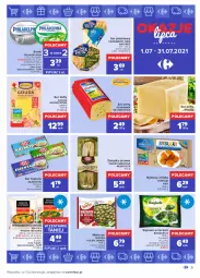 Gazetka promocyjna Carrefour - Gazetka Okazje lipca - Gazetka - ważna od 31.07 do 31.07.2021 - strona 5 - produkty: Ser topiony, Makaron, Warzywa, Top, Ser, Brie, Bonduelle, Kosz, Mlekovita, Serek, Camembert, NaTurek, Ser pleśniowy, Mintaj, Gouda, Ogród, Philadelphia, Szpinak, Hortex, Mleko, Fa