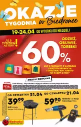 Gazetka promocyjna Biedronka - Okazje tygodnia - Gazetka - ważna od 05.05 do 05.05.2022 - strona 1 - produkty: Por, Rama, , Obuwie, Bielizna, Gatta, Grill