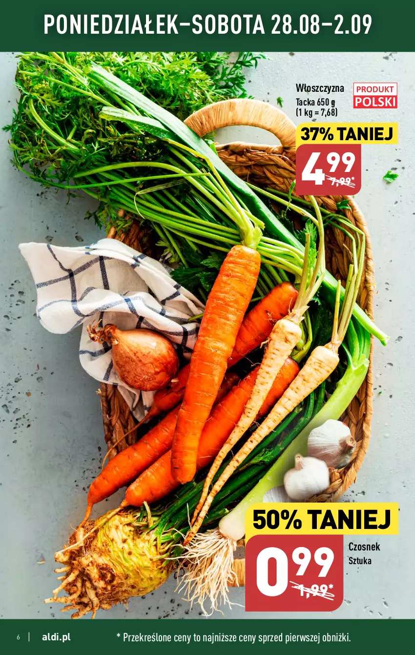 Gazetka promocyjna Aldi - Pełna oferta - ważna 28.08 do 02.09.2023 - strona 6 - produkty: Czosnek