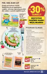 Gazetka promocyjna Aldi - Pełna oferta - Gazetka - ważna od 02.09 do 02.09.2023 - strona 19 - produkty: Mozzarella, Por, JBL, Pietruszka, Parówki, Parówki z szynki, Ogórek, Szal, Plasterki, Przyprawy, Rzodkiewka