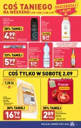 Gazetka promocyjna Aldi - Pełna oferta - Gazetka - ważna od 02.09 do 02.09.2023 - strona 29 - produkty: Piwa, Piwo, Płyn do kąpieli, Sok, Ser, Mus, Gra, Złoty Mazur, Dezodorant, Szyna, Woda mineralna, Woda, Folia aluminiowa