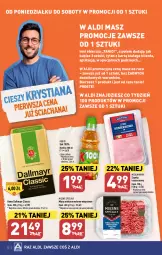 Gazetka promocyjna Aldi - Pełna oferta - Gazetka - ważna od 02.09 do 02.09.2023 - strona 32 - produkty: Mięso mielone, Sok, Ser, Mięsne specjały, Dallmayr, Kawa, Szynka konserwowa, Szynka, Kubuś, Mięso