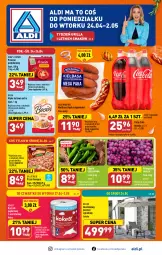 Gazetka promocyjna Aldi - Pełen katalog - Gazetka - ważna od 02.05 do 02.05.2023 - strona 1 - produkty: Gra, Papier, Parasol, Coca-Cola, Dr. Oetker, Pizza, Ręcznik, Winogrona, Mąka, Basia, Wino, Grill, Kiełbasa, Mąka tortowa, Kiełbasa śląska, Fa
