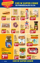 Gazetka promocyjna Aldi - Pełen katalog - Gazetka - ważna od 02.05 do 02.05.2023 - strona 16 - produkty: Lubella, Ser, Gra, HELCOM, Jogurt owocowy, Bell, Jogurt, Parówki, Parówki z szynki, Kawa, Velvet, Owsianka, Miód, Bakoma, Syrop, Bella, Donut, Dorsz, Jacobs, Granola, Bułka