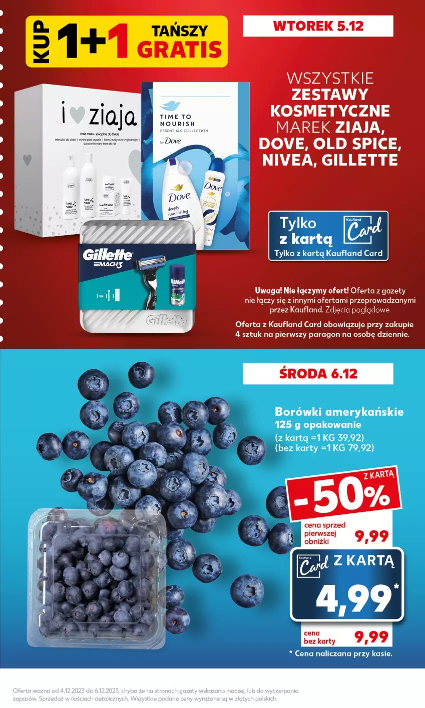 Gazetka promocyjna Kaufland - Mocny Start - ważna 04.12 do 06.12.2023 - strona 3 - produkty: Dove, Gillette, Nivea, Old Spice, Waga, Ziaja