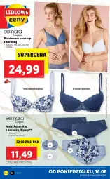 Gazetka promocyjna Lidl - GAZETKA - Gazetka - ważna od 21.08 do 21.08.2021 - strona 16 - produkty: Majtki, Biustonosz