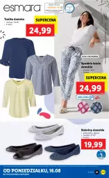 Gazetka promocyjna Lidl - GAZETKA - Gazetka - ważna od 21.08 do 21.08.2021 - strona 21 - produkty: Baleriny, Spodnie, Tunika