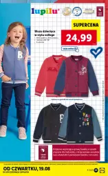 Gazetka promocyjna Lidl - GAZETKA - Gazetka - ważna od 21.08 do 21.08.2021 - strona 29 - produkty: Dzieci, Bluza