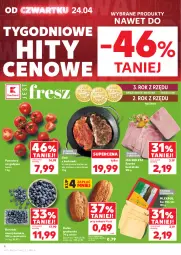 Gazetka promocyjna Kaufland - Gazetka tygodnia - Gazetka - ważna od 29.04 do 29.04.2025 - strona 4 - produkty: Piec, Warzywa, Ser, Gra, Stek, Szynka, Bułka grahamka, Pieczywo, Owoce, Bułka, Pomidory