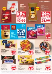 Gazetka promocyjna Kaufland - Gazetka tygodnia - Gazetka - ważna od 29.04 do 29.04.2025 - strona 45 - produkty: Tchibo, Nescafé, Krakus, Kawa rozpuszczalna, Mus, Cukier, Saga, Kawa mielona, Kawa, Snickers, Wawel, Wafle, Dove, Dres, Mars, Baton, Cukierki, Herbata, Gala, Mamba, Krakuski, Guma rozpuszczalna, Herbata owocowa, Fa