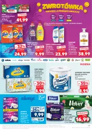 Gazetka promocyjna Kaufland - Gazetka tygodnia - Gazetka - ważna od 29.04 do 29.04.2025 - strona 49 - produkty: Mus, Do mycia naczyń, Pantene, Papier, Ręcznik kuchenny, Proszek do prania, Płyn do mycia naczyń, Papier toaletowy, Velvet, Chusteczki kosmetyczne, Vizir, Ręcznik, Chusteczki, Always, Szampon, Podpaski, Foxy, Fairy, Płyn do mycia, Odżywka, Ariel, Kapsułki do prania, Fa