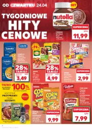 Gazetka promocyjna Kaufland - Gazetka tygodnia - Gazetka - ważna od 29.04 do 29.04.2025 - strona 6 - produkty: Lubella, Makaron, Nutella, Sos, Ryż, Bell, Kotányi, Przyprawy, Pulpety, Ferrero, Danio, Cenos, Bella, Pudliszki, Waga, Nestlé, Ryż biały, Nimm2, Klopsiki, Fa