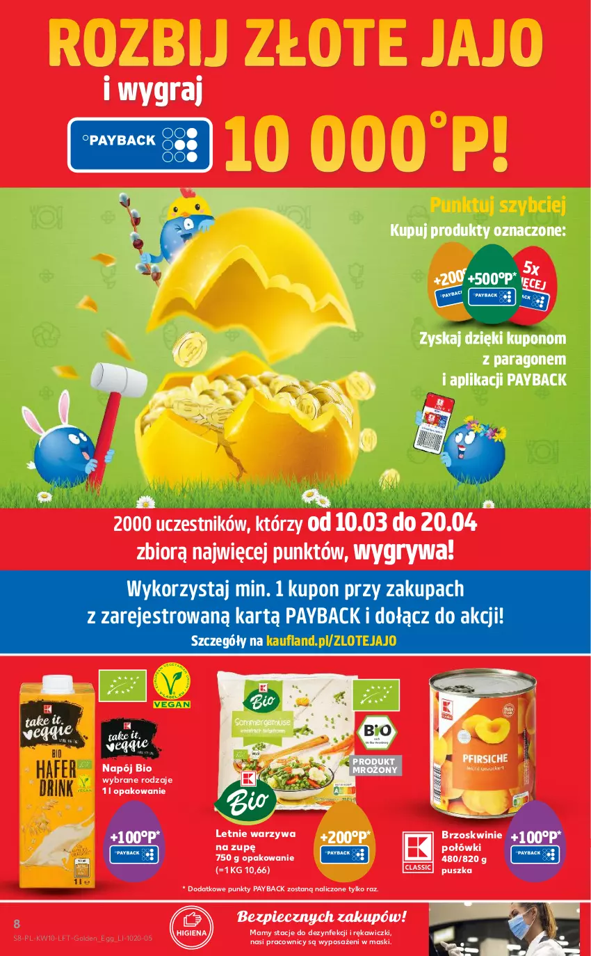 Gazetka promocyjna Kaufland - OFERTA TYGODNIA - ważna 10.03 do 16.03.2022 - strona 8 - produkty: Brzoskwinie, Gra, Gry, Napój, Piec, Warzywa